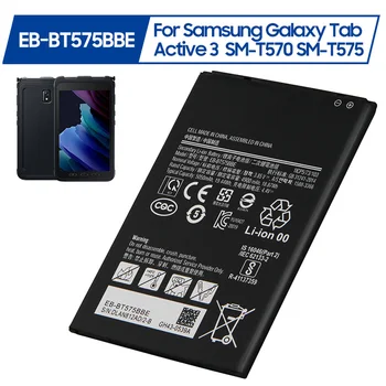 Сменный Аккумулятор EB-BT575BBE GH43-05039A Для Samsung Galaxy Tab Active3 T570 SM-T575 Аккумуляторная Батарея для планшета 18,87 Втч