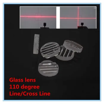 Стеклянная линейная/Перекрестная линза 110 градусов Сканирующий объектив 8x2 мм