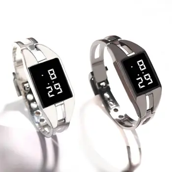 Стильные женские электронные часы с Точным Женским металлическим ремешком Женские электронные часы для повседневной носки
