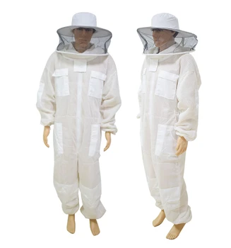 Супер дышащий костюм для пчеловодства из круглой пряжи, 3 слоя профессионального костюма для защиты пчел