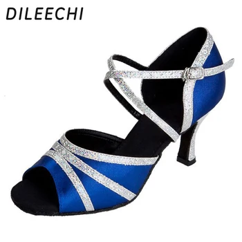Туфли для латиноамериканских танцев DILEECHI Bertha женская мягкая подошва для латиноамериканских танцев для взрослых