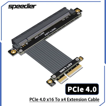Удлинитель Riser PCI Express 4.0 x4-x16 Riser RTX3090 RX6800xt Видеокарта GPU PCIE Riser Extender Gen4