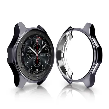 Чехол для Samsung Galaxy watch 42 мм 46 мм S3 Frontier/Классическая крышка с гальваническим покрытием Gear s3 active 2 sport Защитный чехол 20 мм 22 мм